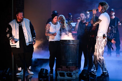 MGK & Jelly Roll's Voices Are a Sacred Combo in Emotional "Lonely Road" Performance