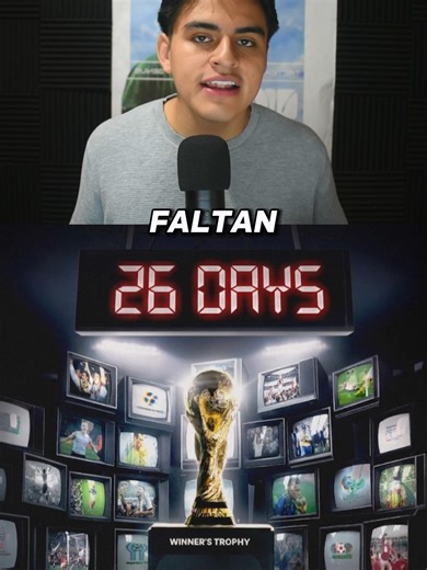 26 dias para que inicie el MUNDIAL #mundial2026 #fifaworldcup #100dias #historiasdefutbol