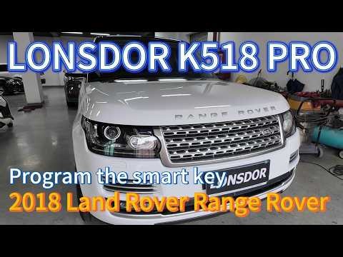 Lonsdor K518 Pro Add Smart Key on 2018 Land Rover