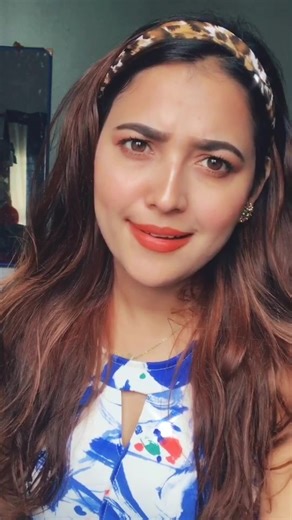 Stylish Blue Dress with Paint Splatter Design