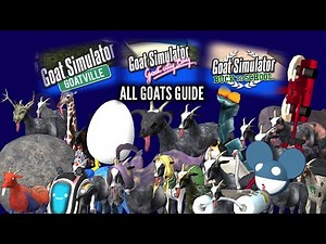 Goat Simulator Mobile (Paid) | All Goats In All Maps Guide (Supercut)