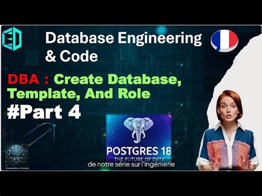 PostgreSQL part #4 – DBA : Create Databases, Templates Roles | Mhammed HABIBALLAH