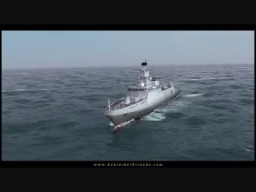 3D watersimulation ThyssenKrupp Marine Systems