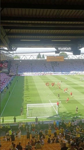6000 Hansa Rostock fans at the Vicarage Road