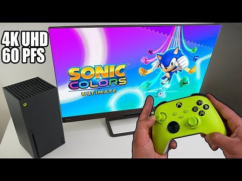 Sonic Colors Ultimate on Xbox Series X 4K UHD 60FPS