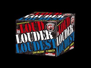 DM5431 Loud-Louder-Loudest 500G Cake By Dominator Fireworks