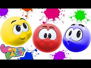 WonderBalls Paint Stamping 🎨 | Cartoons For Kids 🖌️ | Wonderballs Playground