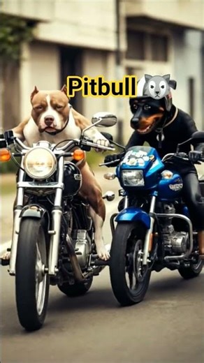 pitbull bike and sliped then the rottweiler dog help #boombo #boomb #boomtime #humidity #viralshort