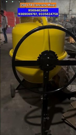 Perfect Mixer for Small Projects | 250Ltr Mini Concrete Mixer| Best Portable Mixer #concretemixer