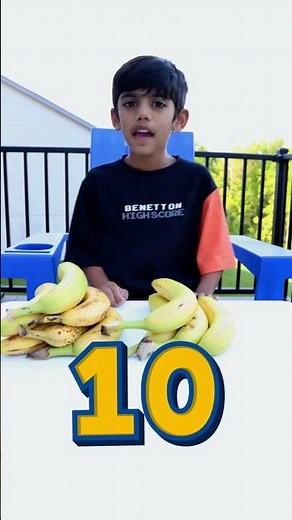 Master Counting Numbers With Jay & Neil! (10 Bananas Song)