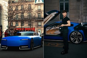 Jaguar Type 00 Electric Supercar Spotted at Paris Fashion Week