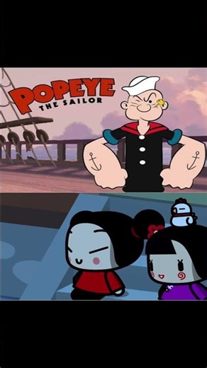 Pucca And Ching Love Popeye The Sailor #pucca #popeye