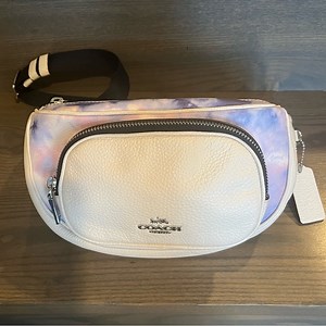 Coach Court Belt Bag with Tie Dye Print