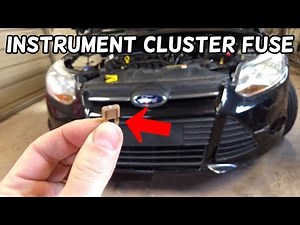 Ford Focus MK3 interior / passenger compartment fuse box positioning