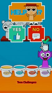 125K views · 1.1K reactions | The Perfect Puzzle Challenge is here, and it's time to jump into the correct color bucket ! Will you emerge victorious ? | Toon Challengers | Facebook