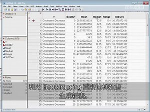 JMP Pro一键式Bootstrapping 功能