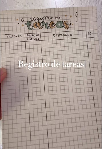 Tutorial de registro de tareas en Bullet Journal