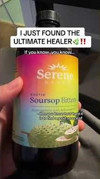 Unlocking Nature's Secret: Introducing Serene Herbs' Soursop Bitters
