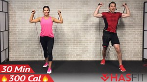 Have you added resistance bands to your home training arsenal? If not, we recommend you do so! This 30 min full body resistance band workout will make you sweat, just look at coach Kozak’s shirt! 🥵💦 Follow along 👉 https://bit.ly/2BvMGgx Get the FREE app: iPhone / iPad 📲 https://apple.co/2Qr1buC Android 📲 http://bit.ly/2KIIjC2 | HASfit