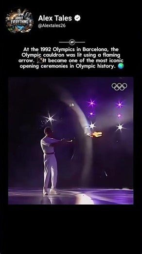 Barcelona 1992 Olympic Flame Ignition Was Legendary 🔥🏹