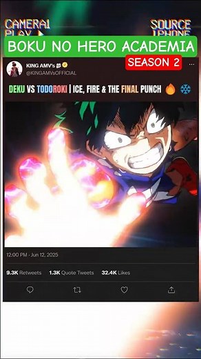 DEKU VS TODOROKI | ICE, FIRE & THE FINAL PUNCH 🔥❄️ | #myheroacademia #edit #mha #amv #anime
