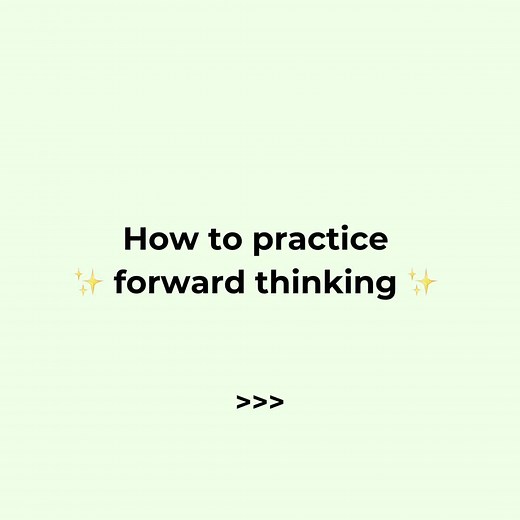 practicing forward thinking is such a game-changer — you become more productive, optimistic, and goal-driven without feeling burnt out 🙌 follow for more advice 🫶 #advice #therapy #mentalhealth #quotes #success #motivation #relatable #trending #foryou #fyp