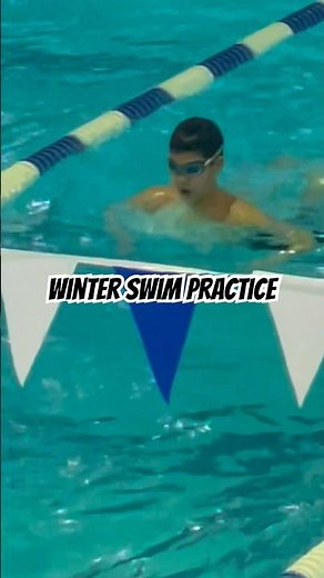 Winter swim practice south run rec center