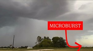215K views · 1.5K reactions | WATCH! This video shows the microburst in Gunter, Texas this evening that caused significant damage. Check out the video around the 12 second mark to the right of the tree line. You can see the microburst occur and this is where the RV park is located that saw damage. Thank you for the video Heather Brown | Meteorologist Chris Nunley | Facebook