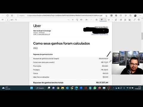 COMO BAIXAR RELATORIO DA UBER PARA DECLARAÇAO DE IMPOSTO DE RENDA 2023