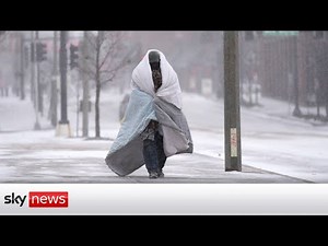 ‘Bomb cyclone’ brings cold and snow to the US