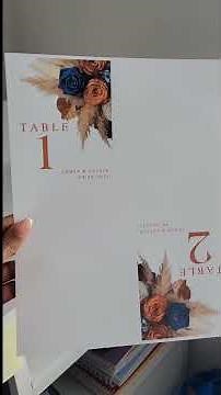 How To Make DIY Wedding Table Numbers (That Actually Look Good!)