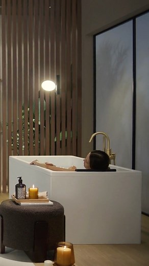 193 reactions · 69 shares | Form follows function in the Stile bathtub, shaping a product of absolute equilibrium. Adjustable jets, targeted hydromassage, and chromotherapy turn every moment into an immersive ritual, where beauty and purpose exist in perfect harmony. Comfort is true when you manage to match design, space and the way you experience it. bit.ly/Novellini_Baths-Stile #Novellini #WellnessAtHome #BathroomInspiration #MadeinItaly | Novellini | Facebook