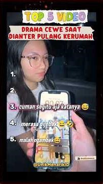 TOP 5 DRAMA VIDEOS OF GIRLS WHEN BEING DROPPED HOME‼️TOP 1 TURNS INTO A CAT #bucin #couple #funny...