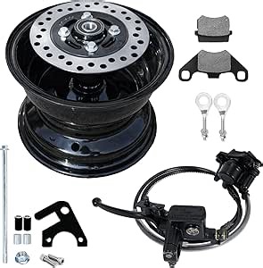 JMCHstore Rear Rim Disc Hydraulic Brake Kit For Coleman CT200U BT200X CT200U-EX BT200X-G BT200X-O CT200U-EXR, Axis M200196cc Hisun 200cc Mini Bike