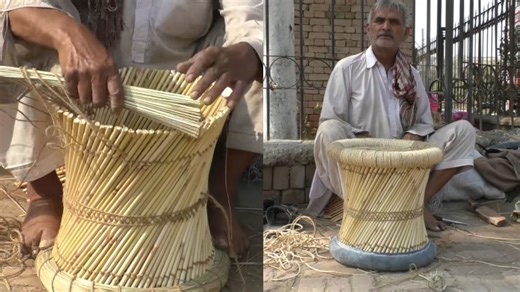 How to Make a Stylish Stool Using Bamboo Skewers