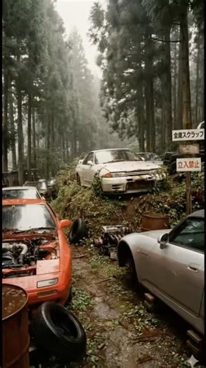 Abandoned JDM cars #junkyardfinds #restoration