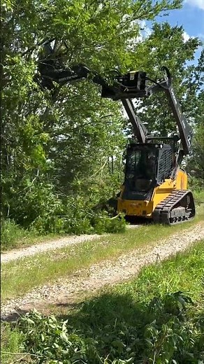 Check Out this Articulating Boom Mower #skidsteer #ironcraft #farmlife
