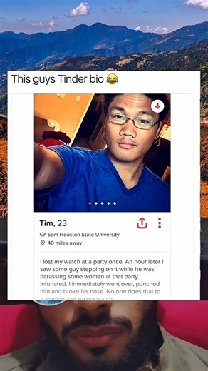 This guys tinder bio