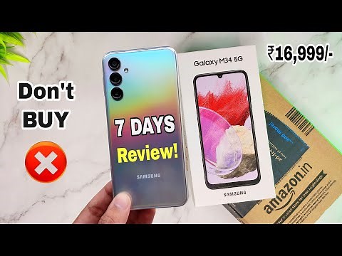 Samsung Galaxy M34 5G Unboxing & In depth Review after 7 Days of Usage | 5 Pros & Cons