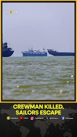 Russian Drone Strike Sets Cargo Ship Ablaze Near Ukraine | WION Shorts