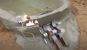 Get off the grid a little with this mini hydropower dam