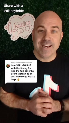 Magical Entrance with Kiss The Girl Wedding Song