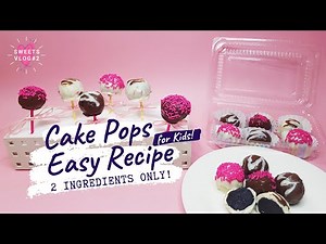 How to make Cake Pops Easy Recipe | 2 Ingredients No bake | Simply J