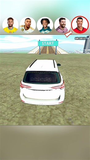 Others Car 🚗Jump Vs GOAT Car 🚗Jumping🔥#ronaldo #messi #cars #gta5 #beamngdrive #shorts