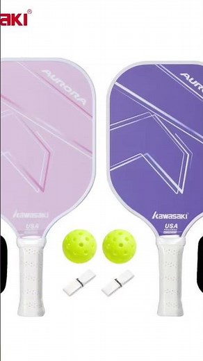 Kawasaki Pickleball Paddle GALAXY&AURORA 220g Fiberglass Racket - https://s.shopee.ph/7VD97k1bRm