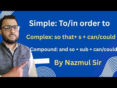 Simple, complex, compound।। Simple Complex Compound rules।। Changing sentence for SSC, HSC।।
