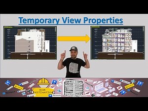 How to Use Temporary View Properties in Revit | Apply, Enable & Restore Views | BIM-VDC Tutorial