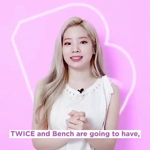 We can’t wait to meet all of you, Dahyun!! 🥰 #TwiceForBENCH #TWICExBENCH via @bcbench | TWICE ONCE PINAS