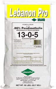 Lebanon Pro 13-0-5 25% LSN .86 Pendimethalin