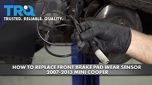 How to Replace Front Brake Pad Wear Sensor 2007-2013 Mini Cooper